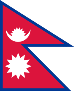 Nationalflagge Nepal