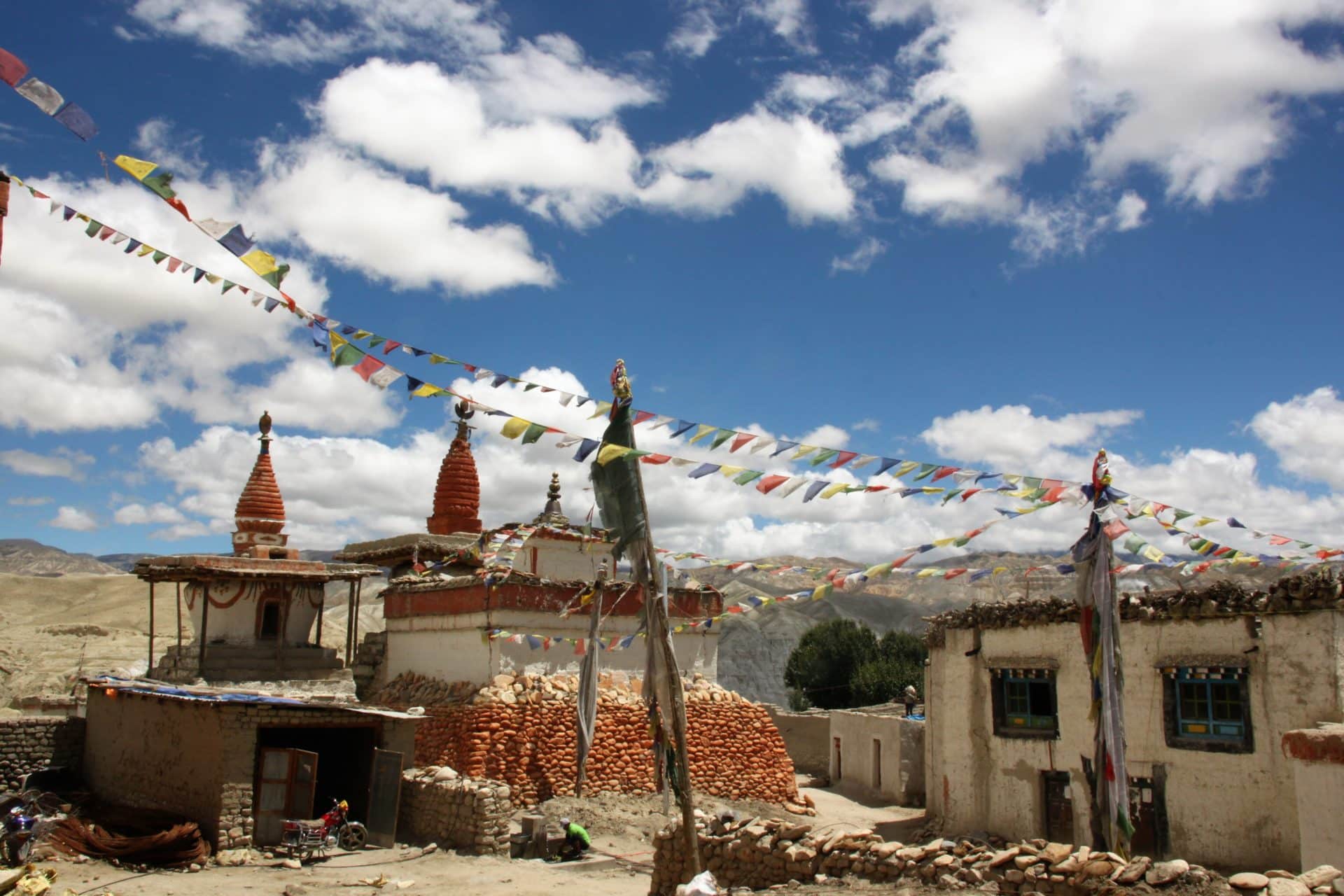 Trek durch das ehemalige Königreich Mustang