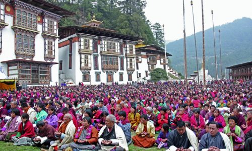 Bhutan-Reise: Trekking & Kultur, Festival in Jakar