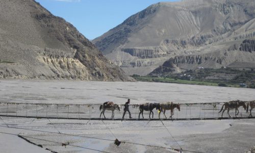 Nepal, Trekking Annapurna: Blick Richtung Mustang