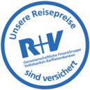 Logo der Reisepreisversicherung gegen Insolvenz eines Veranstalters